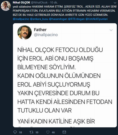 Nihal Olçok, Erdoğan'ı etiketleyip isyan etti - Resim : 1