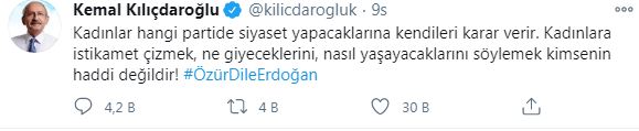 Kılıçdaroğlu'ndan Erdoğan’a özür dile çağrısı - Resim : 1