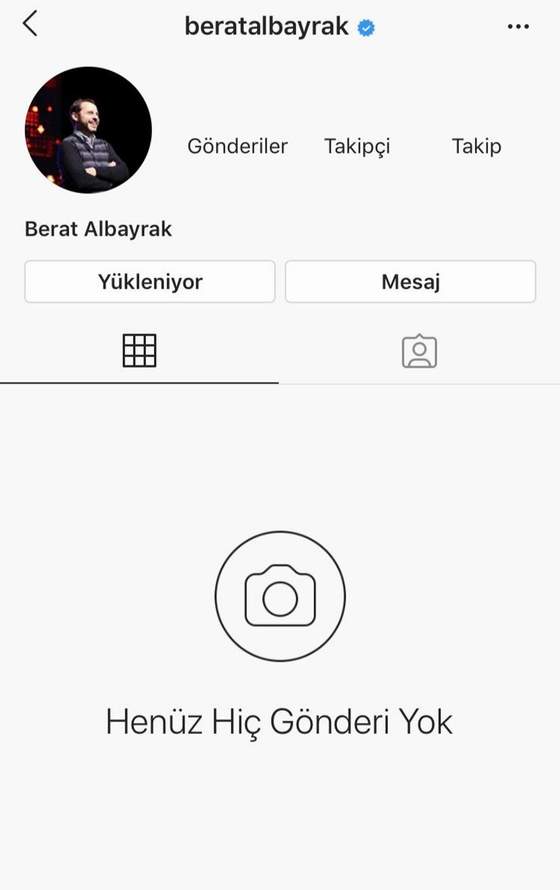 Berat Albayrak Instagram hesabını kapattı - Resim : 1