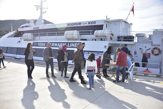 Bodrum'dan Yunanistan'a katamaran feribot seferleri başladı - Resim : 1