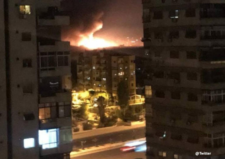 Başkent'te mühimmat deposunda büyük patlama ! - Resim : 1