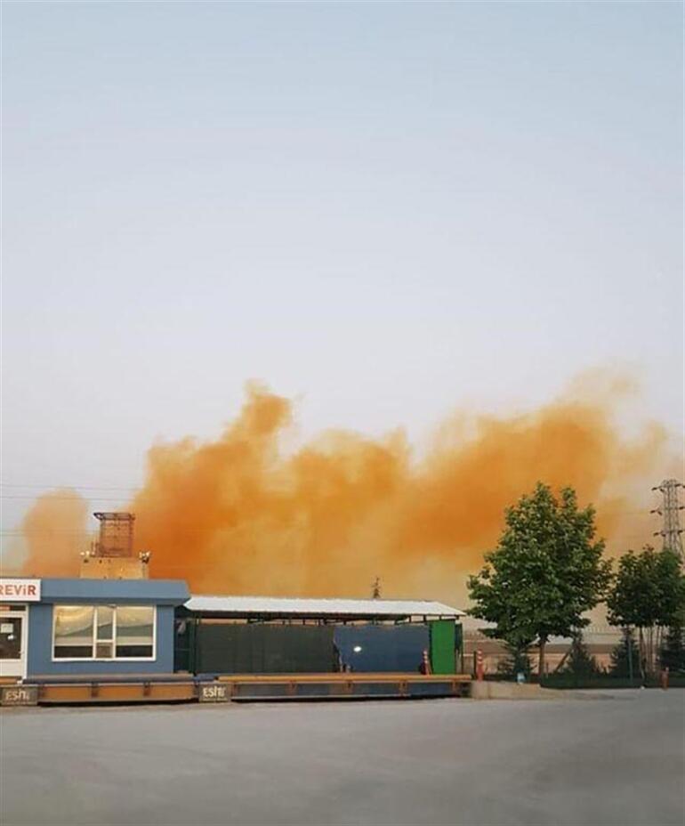 Azot fabrikasında patlama ! Sarı duman paniğe neden oldu - Resim : 1