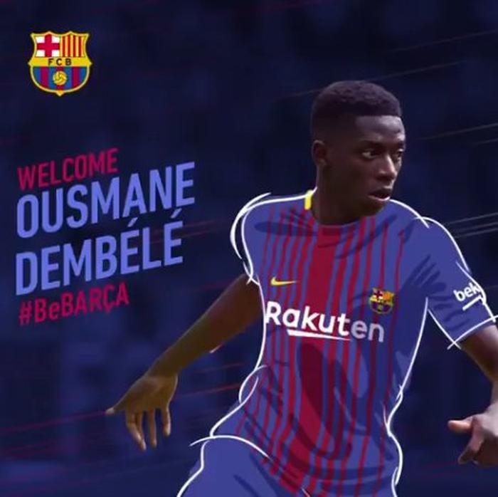 Barcelona, Dembele'yi resmen açıkladı ! - Resim : 1