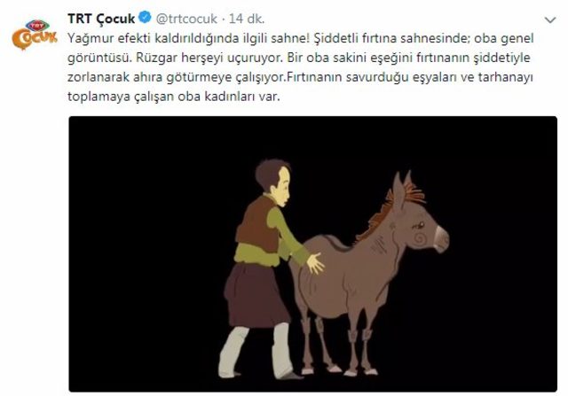 TRT Çocuk'ta ''eşeğe tecavüz'' iddiası ortalığı karıştırdı - Resim : 2