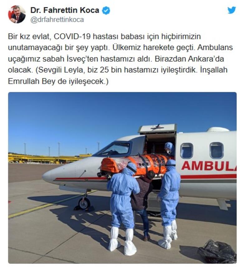 İsveç'te tedavi edilmeyen Türk vatandaşı yurda getirildi - Resim : 1