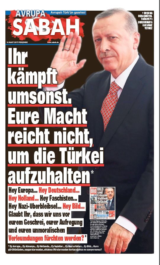 Almanya'dan Sabah Gazetesi'ne soruşturma - Resim : 1