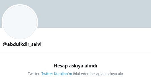 Twitter Abdulkadir Selvi’nin hesabını askıya aldı - Resim : 1