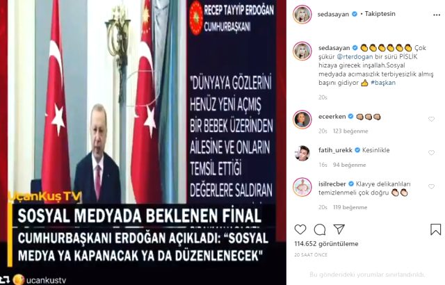 Seda Sayan ve Alişan'dan Erdoğan'a destek - Resim : 2