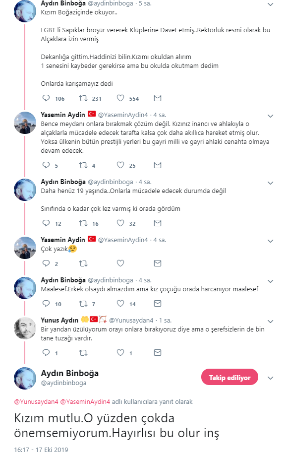 AK Partili siyasetçi LGBT broşürü nedeniyle kızını Boğaziçi'nden aldı - Resim : 1