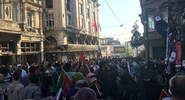 İstanbul'da Kudüs protestosu ! - Resim : 2