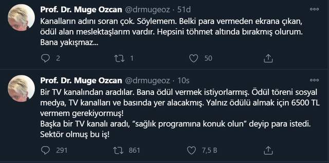 Prof. Dr. Müge Özcan televizyon kanallarının foyasını ifşa etti - Resim : 1