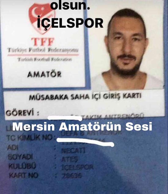 Necati Ateş, İçelspor'un Sportif Direktörü oldu - Resim : 1