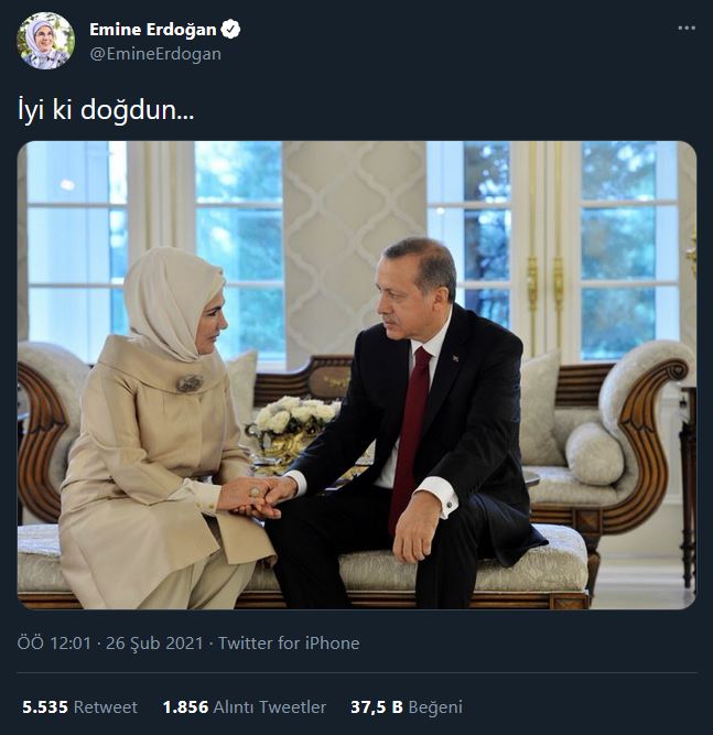 Emine Erdoğan'dan romantik paylaşım - Resim : 1