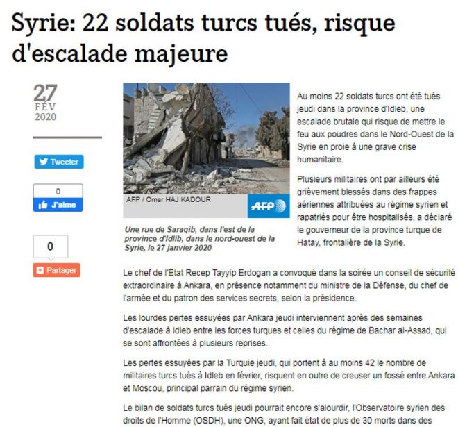 İdlib'deki hain saldırı dünya basınında: ''Rus uçakları Türk askerini vurdu'' - Resim : 5