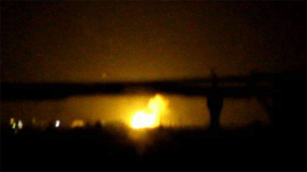 Şam Havalimanı yakınlarında patlama - Resim : 1