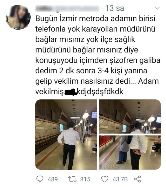 AK Parti Milletvekilinin metrodaki telefon görüşmesi sosyal medyayı salladı - Resim : 1