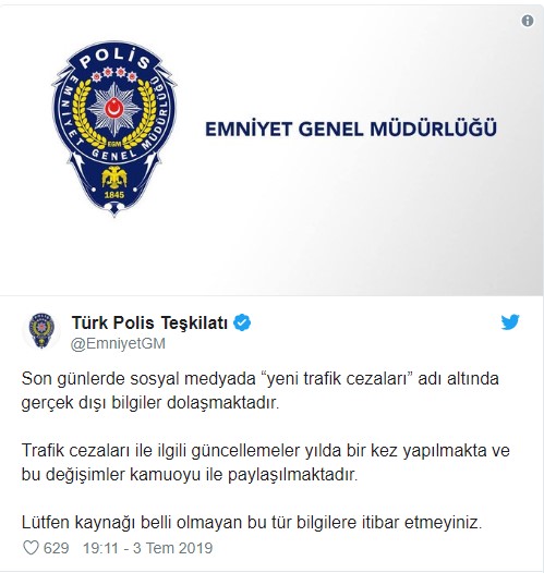 Sosyal medyayı karıştıran iddia ! Emniyet'ten açıklama geldi - Resim : 1