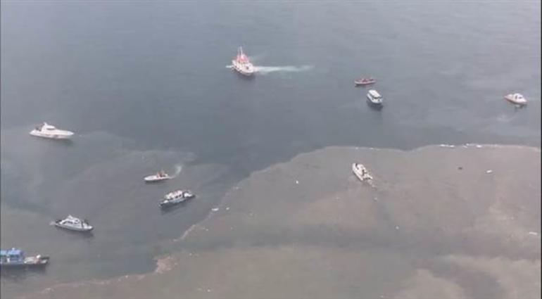 İşte denize düşen helikopterin enkaz görüntüleri - Resim : 2