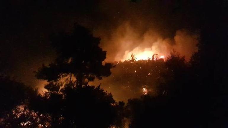 Antalya'da korkutan yangın: 4 mahalleyi tehdit ediyor - Resim : 1