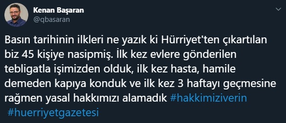Hürriyet'ten kovulan gazeteciler isyan etti - Resim : 2