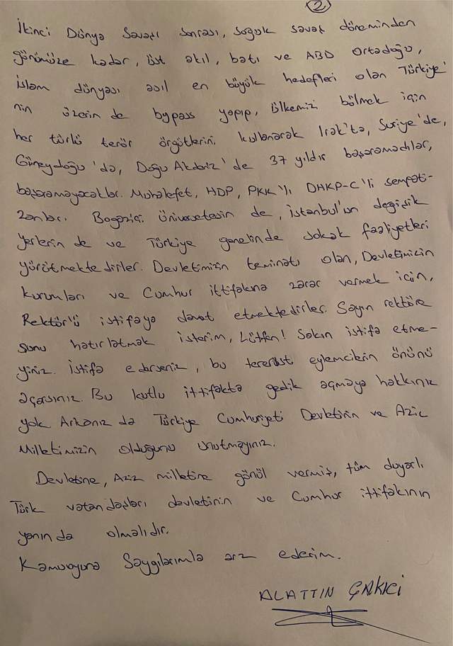 Çakıcı’dan Melih Bulu’ya mektuplu destek - Resim : 2