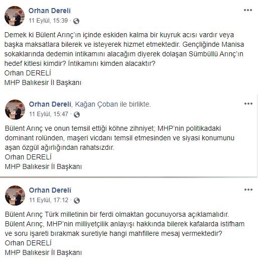 MHP'de Bülent Arınç depremi; o isim görevden alındı - Resim : 2