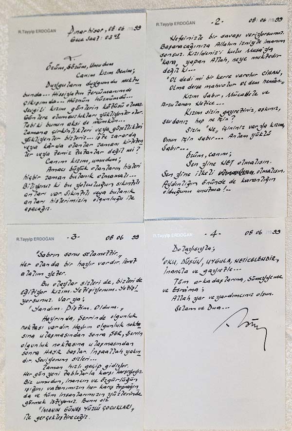 Erdoğan'ın yıllar önce yazdığı mektubu ortaya çıktı - Resim : 1