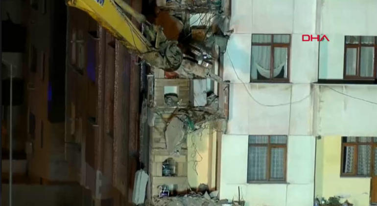 Komşu bina yıkılıyor ! ''Meğer bombanın üzerinde oturuyormuşuz'' - Resim : 1