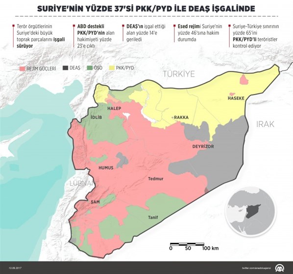 ABD destekliyor PKK genişliyor ! İşte o harita - Resim : 2