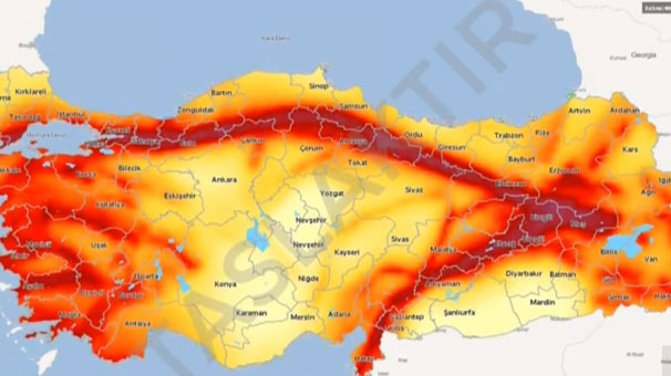 İşte Türkiye'nin yeni deprem haritası ! Ev adresini gir sorgula  - Resim : 1