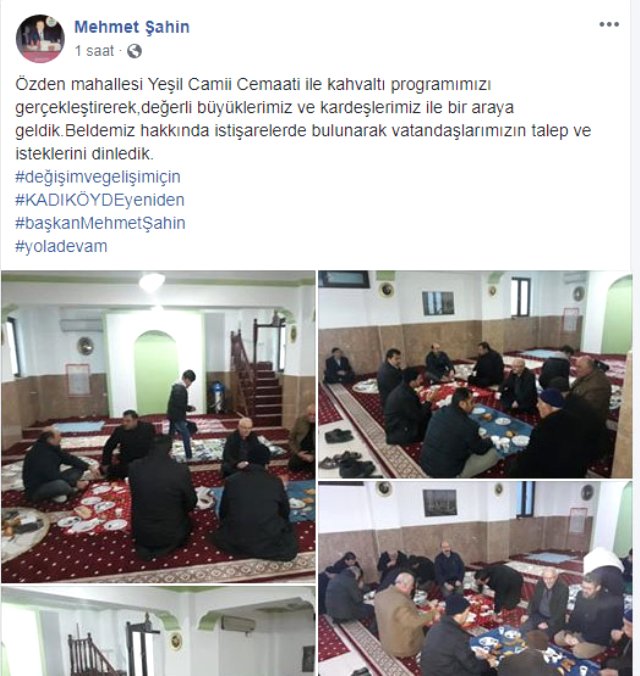 AK Partili belediye başkanından camide seçim çalışması - Resim : 1