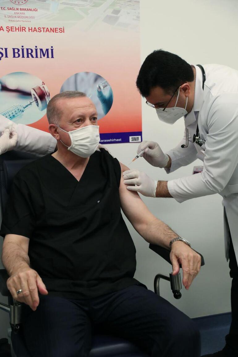 Cumhurbaşkanı Erdoğan koronavirüs aşısı oldu! İşte ilk görüntüler - Resim : 2