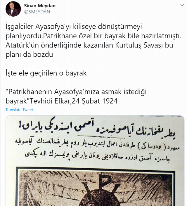 Tarih bilmeyenler iyi okusun: Ayasofya'yı asıl Atatürk kurtardı! - Resim : 1