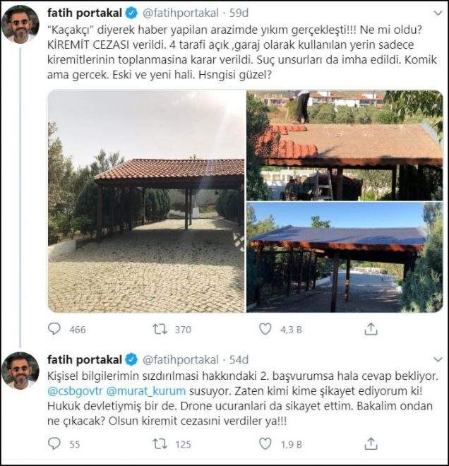 Fatih Portakal’ın evi için kiremit cezası! - Resim : 1