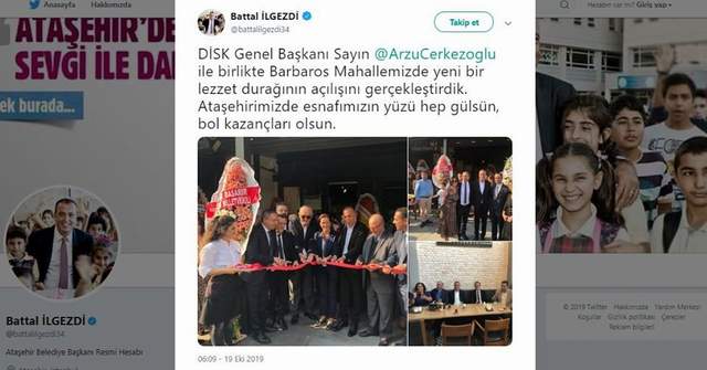 İşçiler eylemde, DİSK başkanı açılışta! - Resim : 1