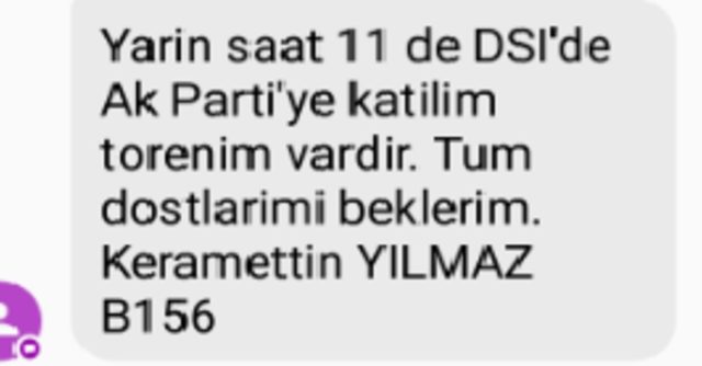 CHP'li adaydan şoke eden mesaj: AK Parti'ye katılım törenime beklerim - Resim : 1