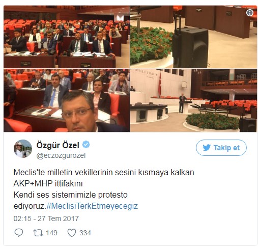 CHP'li vekiller Meclis'i terk etmedi - Resim : 1
